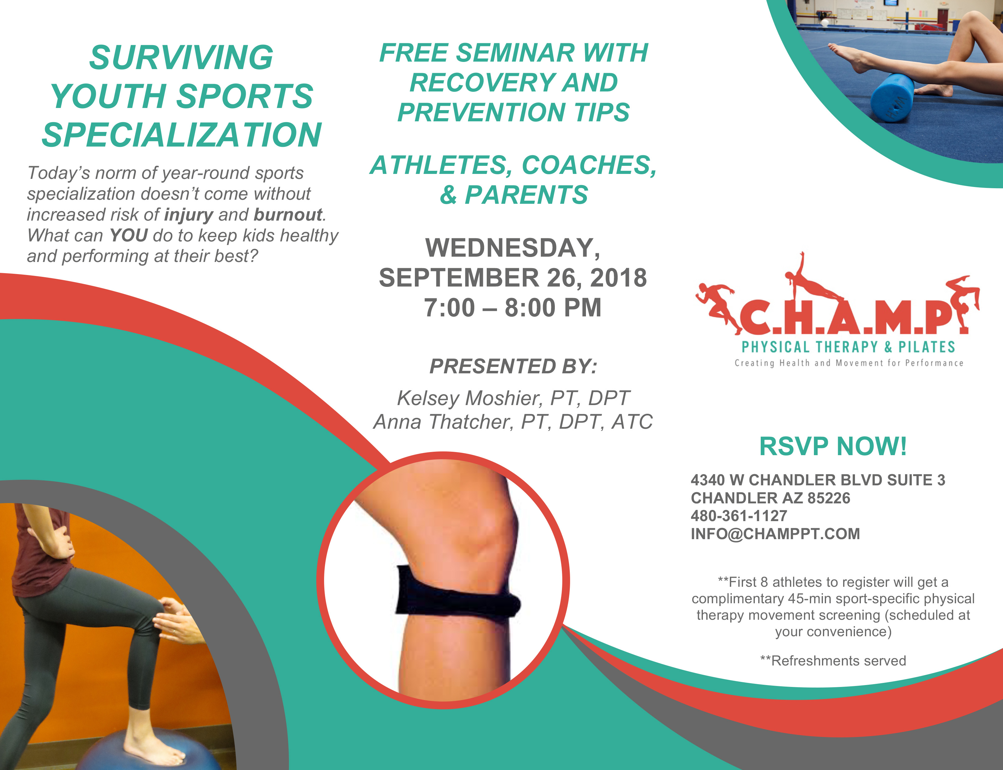 SURVIVING YOUTH SPORTS SPECIALIZATION FLIER 2018